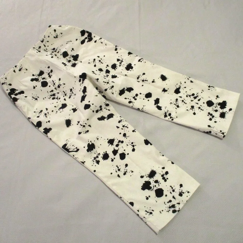 ❣💖 SANDRA PETITE PIQUE BLACK WHITE CAPRIS – SIZE 4P – NWOT 💖❣ - Picture 13 of 16